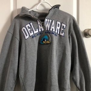 University of Delaware 3/4 Zip Sweatshirt